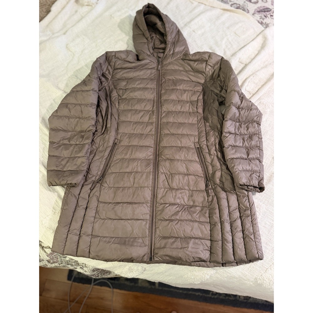 AVENTURE Womens XXL Lightweight DOWN INSULATED Puffer Jacket Mauve/Taupe